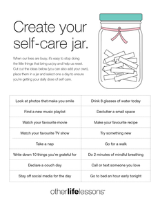 Create Your Self-Care Jar