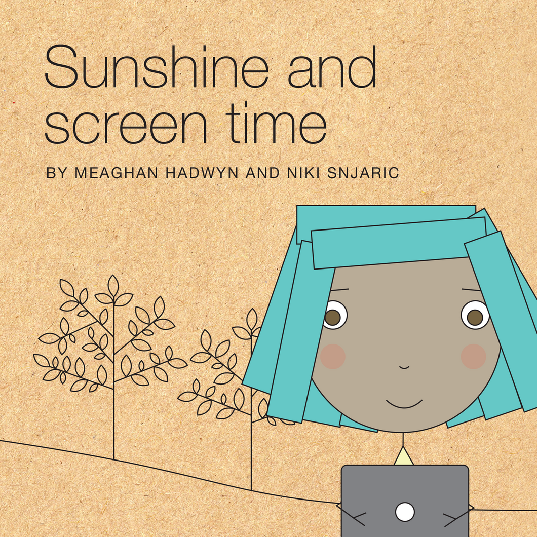 Sunshine and screentime book cover 