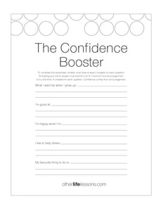 The Confidence Booster (Free Printable)
